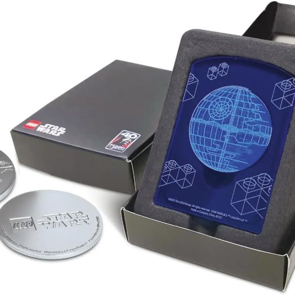 LEGO Collectible Coin - Star Wars Death Star II - Return of The Jedi 40th